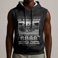 6888th Central Postal Directory Battalion Sleeveless Hoodie Six Triple Eight