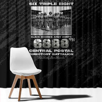 6888th Central Postal Directory Battalion Window Curtain Six Triple Eight