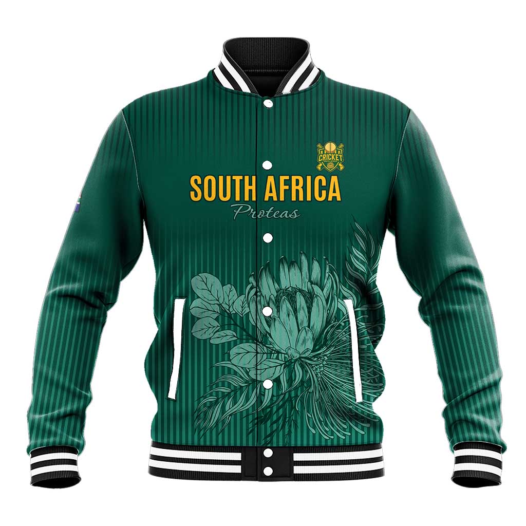 Custom South Africa Cricket Baseball Jacket Road To Champions