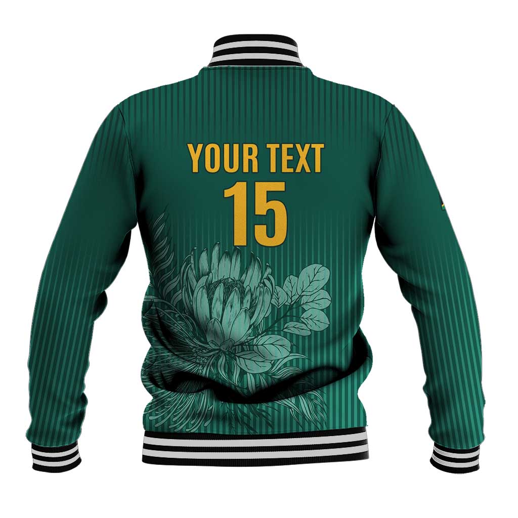 Custom South Africa Cricket Baseball Jacket Road To Champions