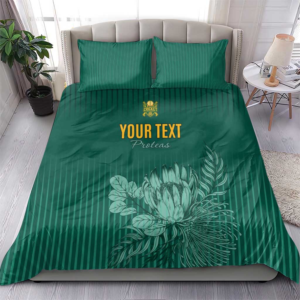 Custom South Africa Cricket Bedding Set Road To Champions
