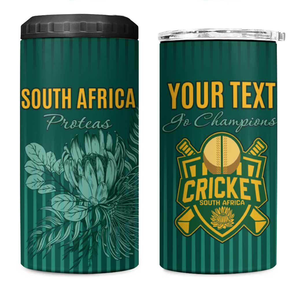 Custom South Africa Cricket 4 in 1 Can Cooler Tumbler Road To Champions