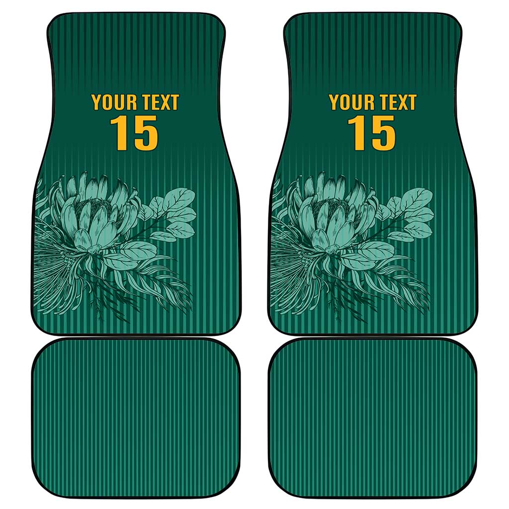 Custom South Africa Cricket Car Mats Road To Champions