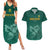 Custom South Africa Cricket Couples Matching Summer Maxi Dress and Hawaiian Shirt Road To Champions
