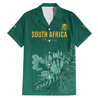 Custom South Africa Cricket Family Matching Mermaid Dress and Hawaiian Shirt Road To Champions