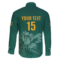 Custom South Africa Cricket Family Matching Mermaid Dress and Hawaiian Shirt Road To Champions