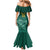 Custom South Africa Cricket Family Matching Mermaid Dress and Hawaiian Shirt Road To Champions