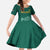 Custom South Africa Cricket Family Matching Off The Shoulder Long Sleeve Dress and Hawaiian Shirt Road To Champions
