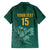 Custom South Africa Cricket Family Matching Off The Shoulder Long Sleeve Dress and Hawaiian Shirt Road To Champions