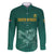 Custom South Africa Cricket Family Matching Off The Shoulder Long Sleeve Dress and Hawaiian Shirt Road To Champions