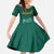 Custom South Africa Cricket Family Matching Off Shoulder Maxi Dress and Hawaiian Shirt Road To Champions