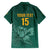 Custom South Africa Cricket Family Matching Off Shoulder Maxi Dress and Hawaiian Shirt Road To Champions