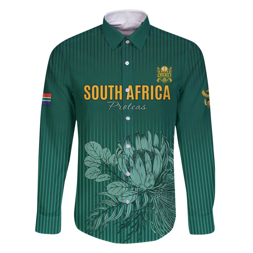 Custom South Africa Cricket Family Matching Off Shoulder Maxi Dress and Hawaiian Shirt Road To Champions