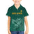 Custom South Africa Cricket Family Matching Off Shoulder Maxi Dress and Hawaiian Shirt Road To Champions