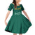 Custom South Africa Cricket Family Matching Off Shoulder Short Dress and Hawaiian Shirt Road To Champions