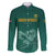Custom South Africa Cricket Family Matching Off Shoulder Short Dress and Hawaiian Shirt Road To Champions