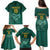 Custom South Africa Cricket Family Matching Puletasi and Hawaiian Shirt Road To Champions
