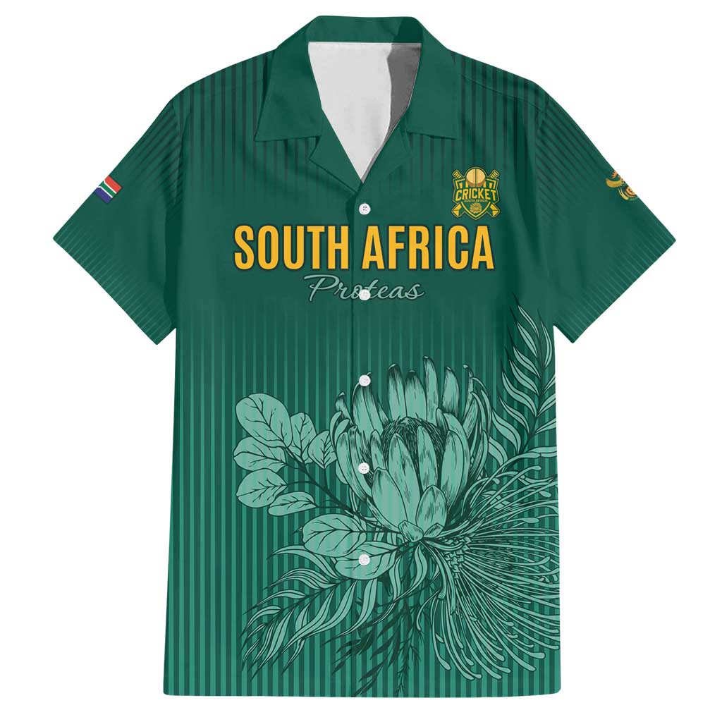 Custom South Africa Cricket Family Matching Puletasi and Hawaiian Shirt Road To Champions