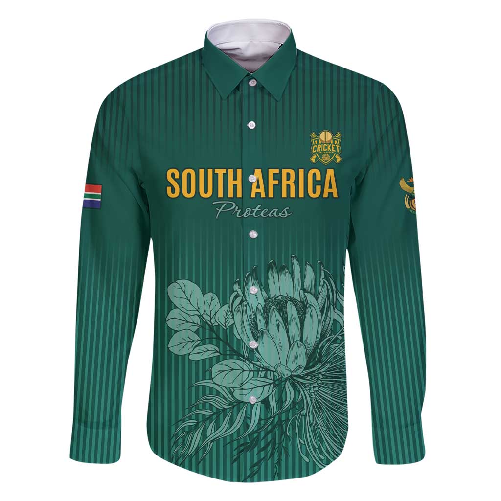 Custom South Africa Cricket Family Matching Short Sleeve Bodycon Dress and Hawaiian Shirt Road To Champions