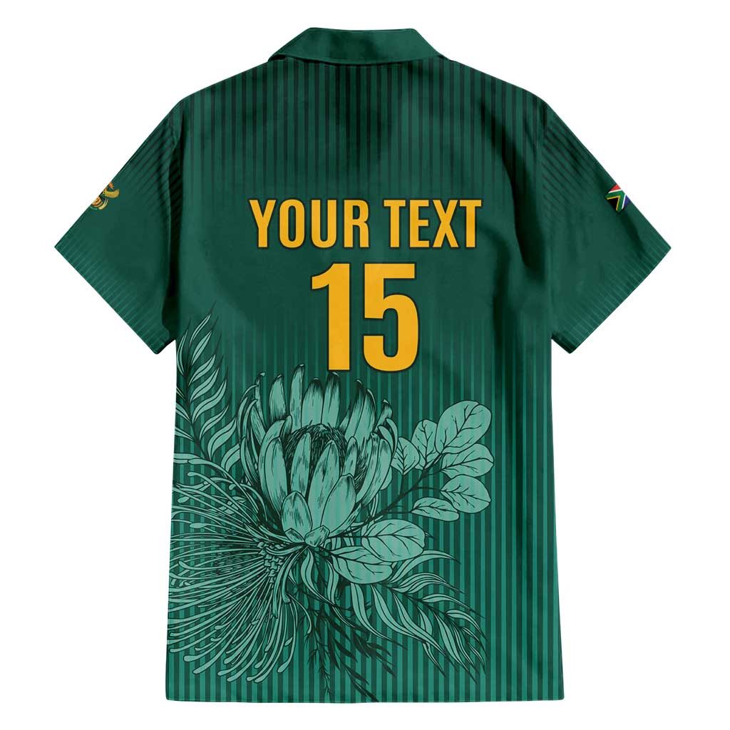 Custom South Africa Cricket Hawaiian Shirt Road To Champions