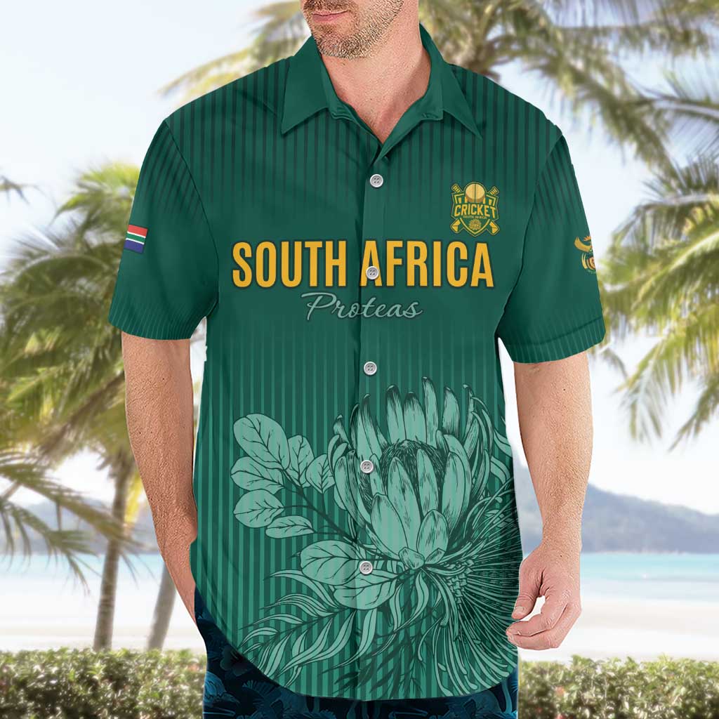 Custom South Africa Cricket Hawaiian Shirt Road To Champions