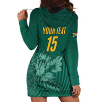 Custom South Africa Cricket Hoodie Dress Road To Champions