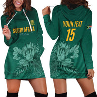 Custom South Africa Cricket Hoodie Dress Road To Champions