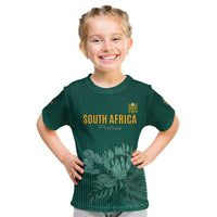 Custom South Africa Cricket Kid T Shirt Road To Champions