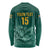 Custom South Africa Cricket Long Sleeve Shirt Road To Champions