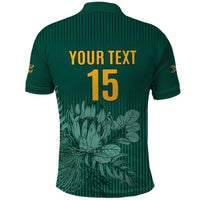 Custom South Africa Cricket Polo Shirt Road To Champions