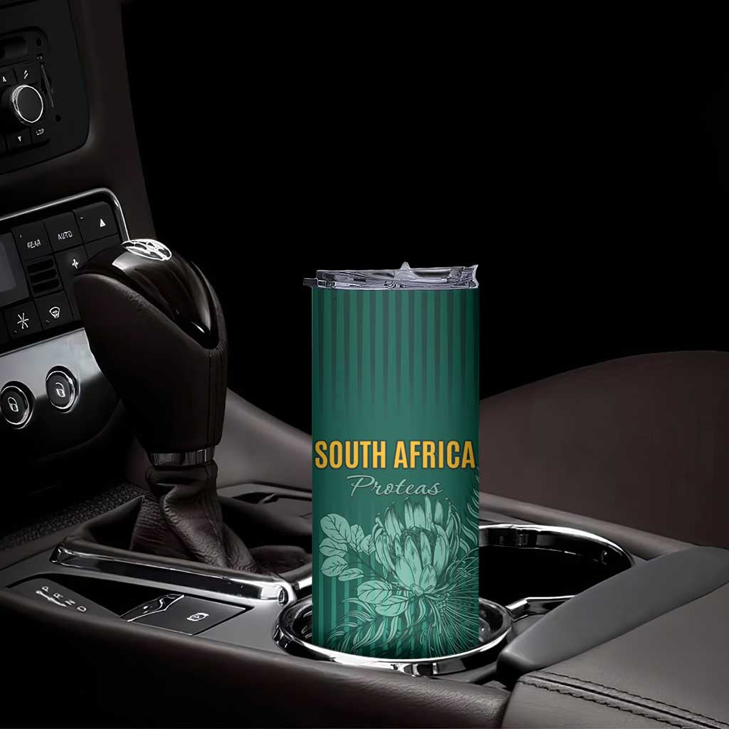 Custom South Africa Cricket Skinny Tumbler Road To Champions