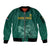 Custom South Africa Cricket Sleeve Zip Bomber Jacket Road To Champions