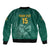 Custom South Africa Cricket Sleeve Zip Bomber Jacket Road To Champions