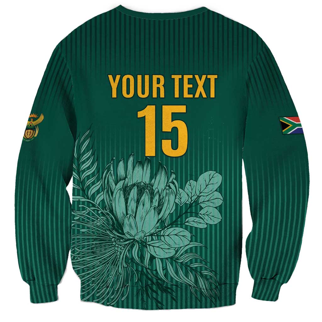 Custom South Africa Cricket Sweatshirt Road To Champions