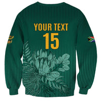 Custom South Africa Cricket Sweatshirt Road To Champions