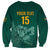 Custom South Africa Cricket Sweatshirt Road To Champions