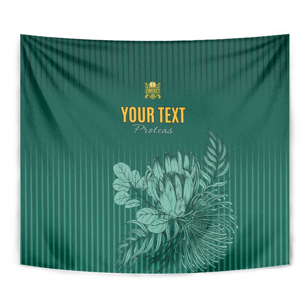 Custom South Africa Cricket Tapestry Road To Champions