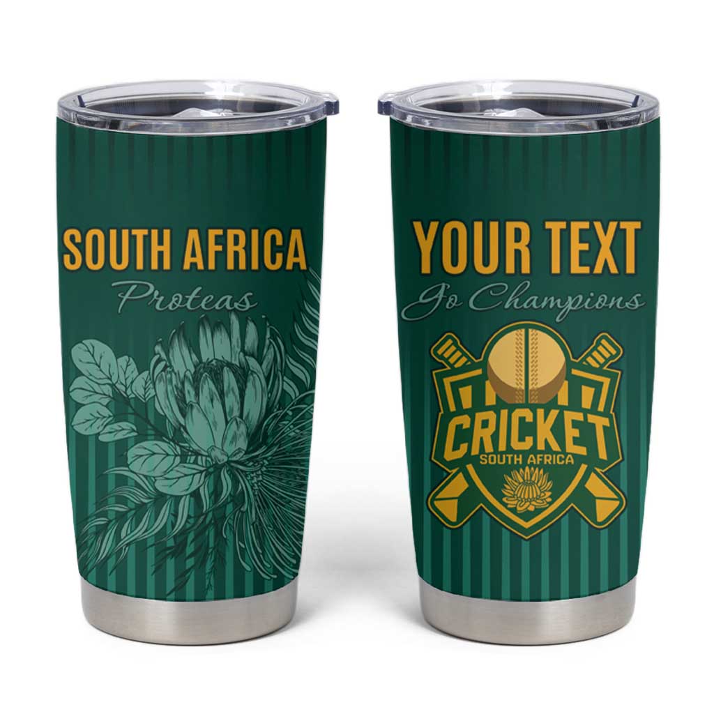 Custom South Africa Cricket Tumbler Cup Road To Champions