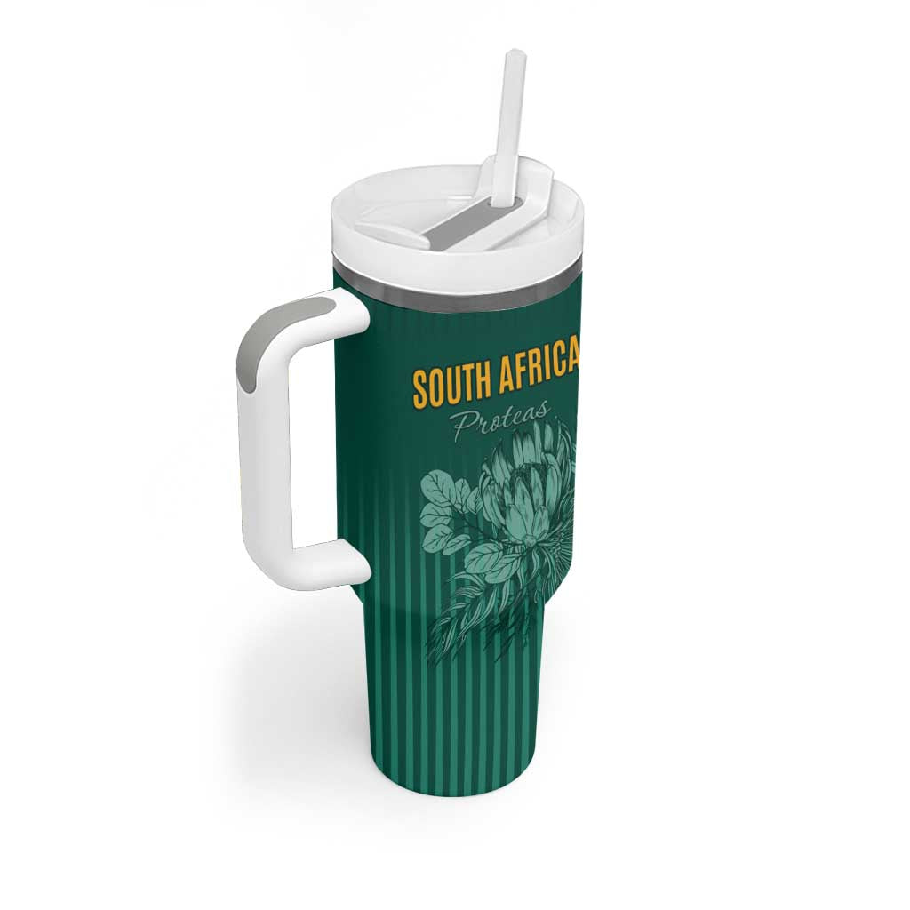Custom South Africa Cricket Tumbler With Handle Road To Champions