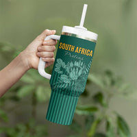 Custom South Africa Cricket Tumbler With Handle Road To Champions