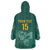 Custom South Africa Cricket Wearable Blanket Hoodie Road To Champions