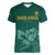 Custom South Africa Cricket Women V-Neck T-Shirt Road To Champions