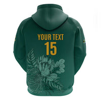 Custom South Africa Cricket Zip Hoodie Road To Champions