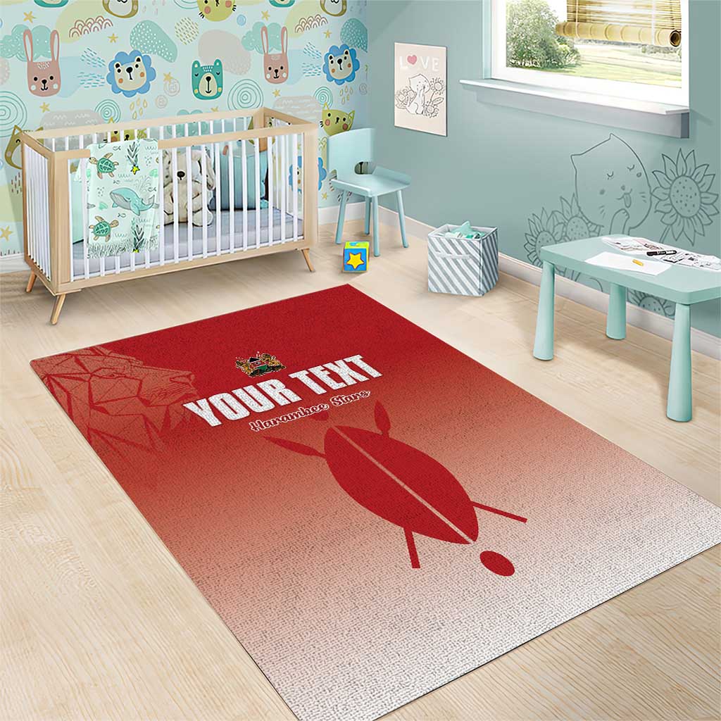 Custom Kenya Football Area Rug Harambee Harambee Stars