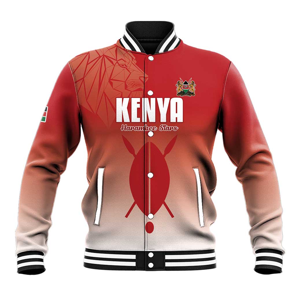 Custom Kenya Football Baseball Jacket Harambee Harambee Stars