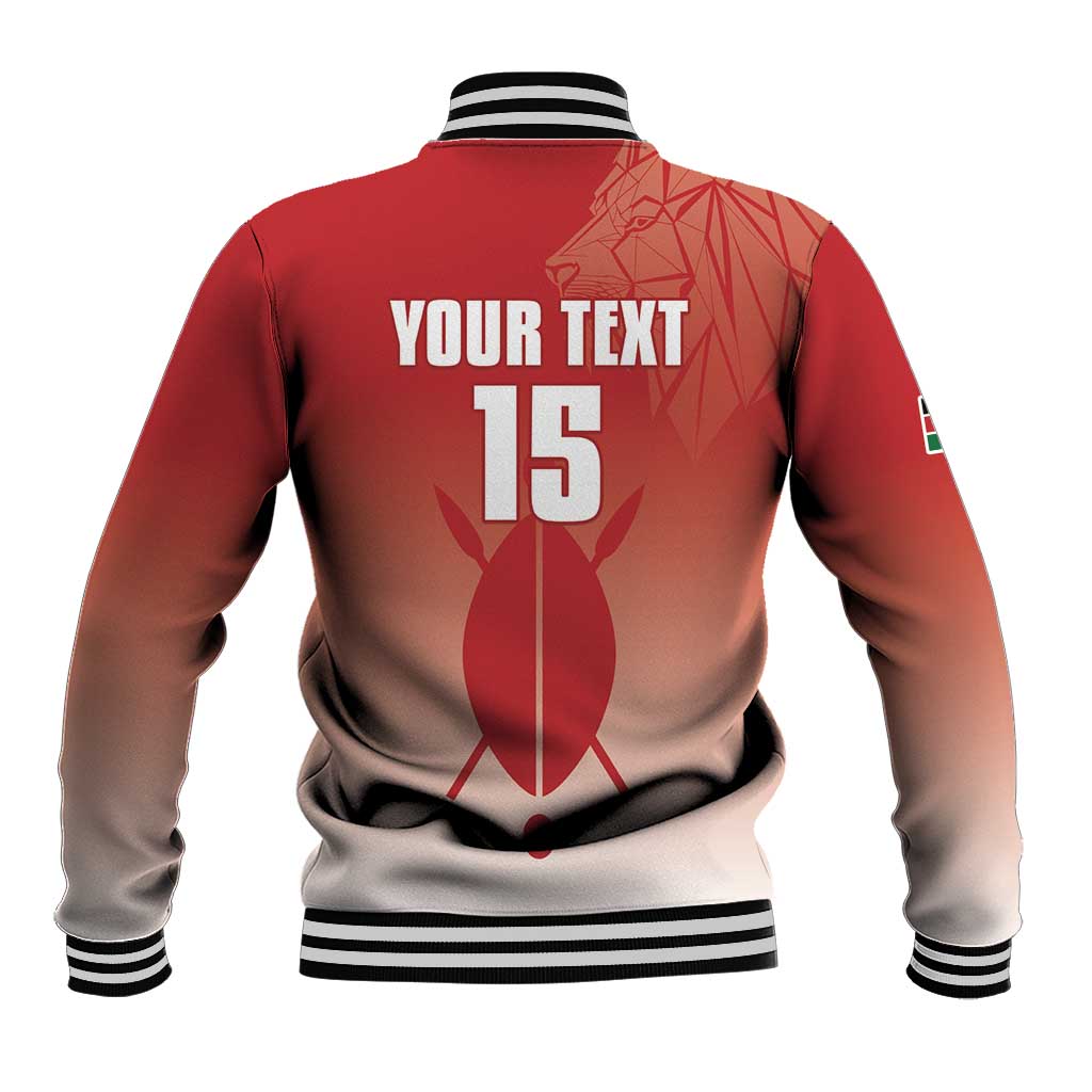 Custom Kenya Football Baseball Jacket Harambee Harambee Stars