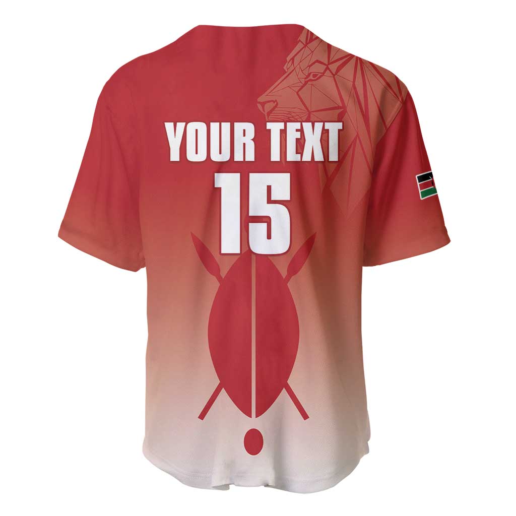 Custom Kenya Football Baseball Jersey Harambee Harambee Stars