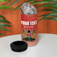 Custom Kenya Football 4 in 1 Can Cooler Tumbler Harambee Harambee Stars