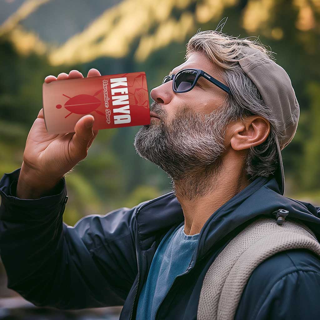 Custom Kenya Football 4 in 1 Can Cooler Tumbler Harambee Harambee Stars