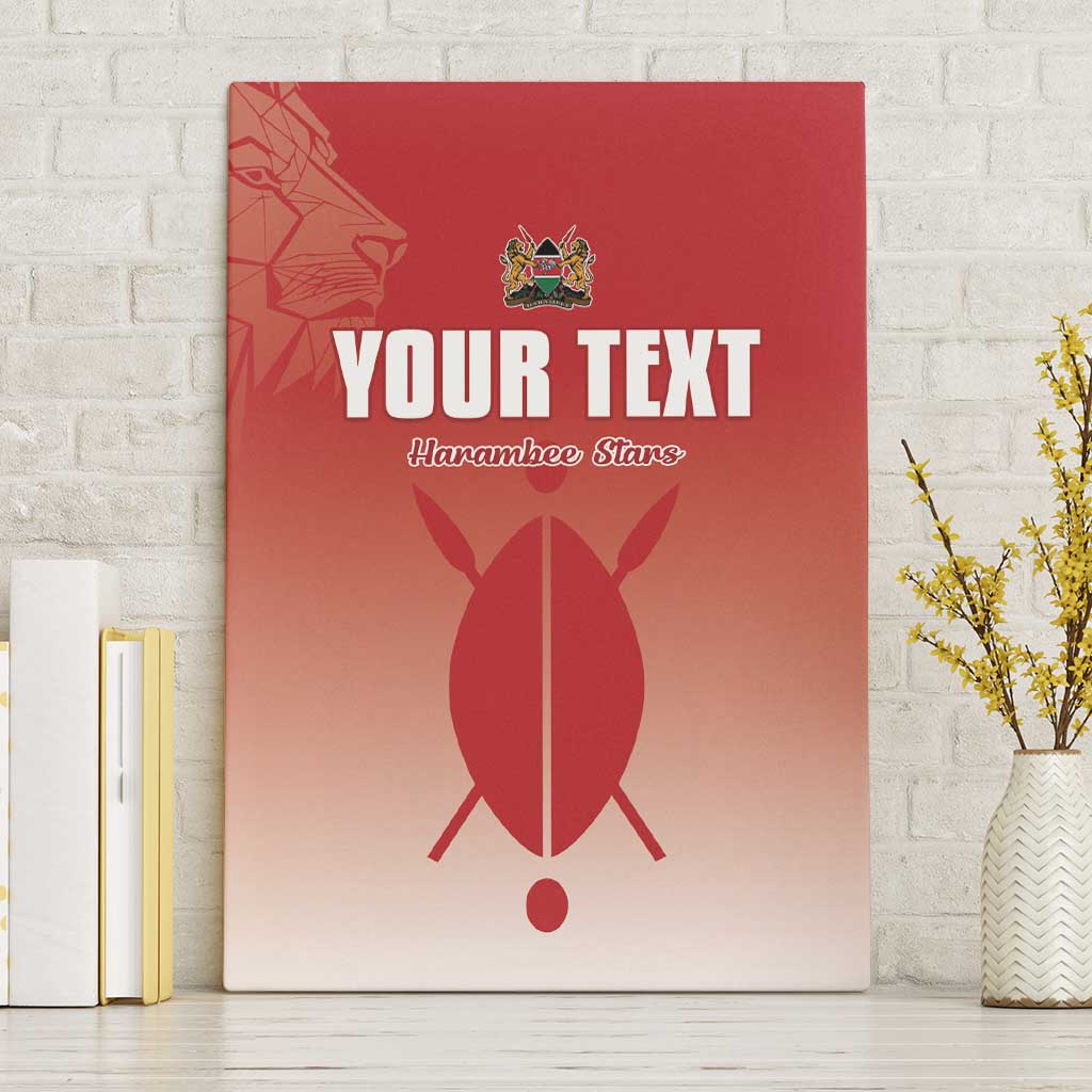Custom Kenya Football Canvas Wall Art Harambee Harambee Stars